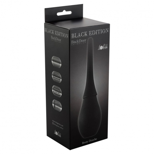 Чёрный анальный душ Booty Douche - Lola Games - купить с доставкой в Санкт-Петербурге