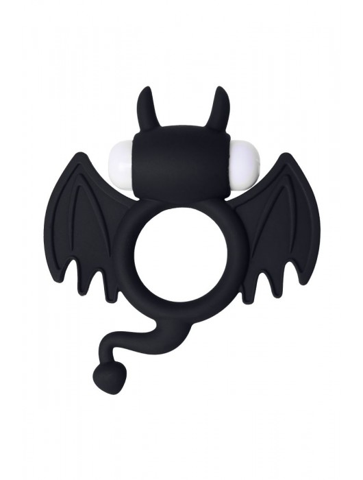 Черное эрекционное кольцо на пенис JOS COCKY DEVIL - JOS - в Санкт-Петербурге купить с доставкой