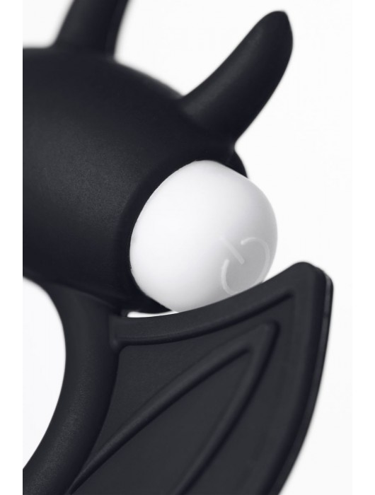 Черное эрекционное кольцо на пенис JOS COCKY DEVIL - JOS - в Санкт-Петербурге купить с доставкой