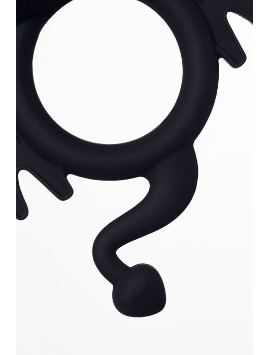 Черное эрекционное кольцо на пенис JOS COCKY DEVIL - JOS - в Санкт-Петербурге купить с доставкой