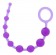 Фиолетовая анальная цепочка PLEASURE BEADS ANAL ROD - 32 см. - Dream Toys