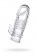 Прозрачная гелевая насадка с шипами и клиторальным отростком - 13 см. - Toyfa Basic - в Санкт-Петербурге купить с доставкой