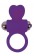 Фиолетовое эрекционное виброкольцо с сердечком - Bior toys - в Санкт-Петербурге купить с доставкой