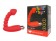 Красный массажер простаты с вибрацией - 10 см. - Bior toys - в Санкт-Петербурге купить с доставкой Красный массажер простаты с вибрацией - 10 см. - Bior toys - в Санкт-Петербурге купить с доставкой