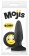 Черная силиконовая пробка среднего размера Emoji OMG - 10,2 см. - NS Novelties - купить с доставкой в Санкт-Петербурге