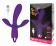 Фиолетовый вибратор с двумя отростками - Bior toys
