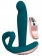 Зеленый анальный вибратор с дополнительным стимулятором Remote Hunter - 16,4 см. - ML Creation - в Санкт-Петербурге купить с доставкой