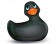 Чёрный вибратор-утенок I Rub My Duckie - Big Teaze Toys - купить с доставкой в Санкт-Петербурге