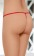 Трусики-стринг с прорезью и бантиком - SoftLine купить с доставкой