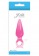 Розовая анальная пробка с кольцом Pleasures Plug Mini - 9 см. - NS Novelties