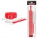 Красный ошейник на металлическом поводке с ручкой-петлей - Bior toys - купить с доставкой в Санкт-Петербурге