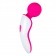 Розово-белый вибромассажер Easytoys Mini Wand Massager - Easy toys