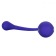 Фиолетовый шарик с электростимуляцией и вибрацией Intimate E-Stimulator Remote Kegel Exerciser - California Exotic Novelties - купить с доставкой в Санкт-Петербурге