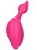 Розовый расширяющийся вибратор Daphne - 15,4 см. - Yuanse