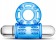 Голубое эрекционное виброкольцо 10 Function Vibrating Mega Bull Ring - Blush Novelties - в Санкт-Петербурге купить с доставкой