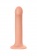 Телесный фаллос на присоске Silicone Bendable Dildo L - 19 см. - Strap-on-me - купить с доставкой в Санкт-Петербурге