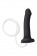 Черный фаллос с имитацией эякуляции Silicon Cum Dildo L - 19,6 см. - Strap-on-me - купить с доставкой в Санкт-Петербурге