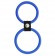 Синее двойное эрекционное кольцо Dual Rings Blue - Dream Toys - в Санкт-Петербурге купить с доставкой