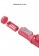 Розовый вибратор-кролик Rotating Dolphin - 23 см. - Shots Media BV