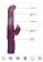 Фиолетовый вибратор-кролик Rotating Dolphin - 23 см. - Shots Media BV