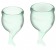 Набор зеленых менструальных чаш Feel secure Menstrual Cup - Satisfyer - купить с доставкой в Санкт-Петербурге