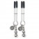 Металлические зажимы на соски Adjustable Nipple Clamps - Fifty Shades of Grey - купить с доставкой в Санкт-Петербурге