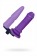 Фиолетовая двойная насадка для секс-машин - MyWorld - DIVA - купить с доставкой в Санкт-Петербурге