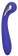 Фиолетовый вибромассажер с электростимуляцией Intimate Estim Petite G Wand - 19 см. - California Exotic Novelties - купить с доставкой в Санкт-Петербурге