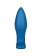 Синий конический анальный плаг - 11,5 см. - LOVETOY (А-Полимер)