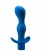 Синяя анальная вибропробка Derby - 13,5 см. - Lola Games