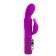 Лиловый вибратор с клиторальной стимуляцией Body Touch - 22,5 см. - Baile