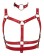 Красный комплект БДСМ-аксессуаров Harness Set - Orion - купить с доставкой в Санкт-Петербурге