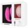 Розовый вибратор для пар с нежно-розовым пультом-часами Weatwatch Dual Pleasure Vibe - DreamLove