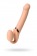 Телесный безремневой вибрострапон Vibrating Bendable Strap-On L - Strap-on-me - купить с доставкой в Санкт-Петербурге