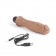 Кофейный вибратор-реалистик 8 Girthy Realistic Vibrator - 24,5 см. - PowerCocks купить в Санкт-Петербурге с доставкой в Orgasmix.ru Кофейный вибратор-реалистик 8 Girthy Realistic Vibrator - 24,5 см. - PowerCocks