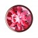 Пробка цвета розового золота с малиновым кристаллом Diamond Ruby Shine L - 8,3 см. - Lola Games - купить с доставкой в Санкт-Петербурге