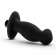 Черный анальный вибромассажёр Silicone Vibrating Prostate Massager 02 - 10,8 см. - Blush Novelties - в Санкт-Петербурге купить с доставкой
