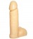 Пустотелый фаллоимитатор телесного цвета - 16,7 см. - Джага-Джага купить с доставкой в интернет-магазине Orgasmix в Санкт-Петербурге Пустотелый фаллоимитатор телесного цвета - 16,7 см. - Джага-Джага