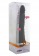 Чёрный силиконовый вибратор CLASSIC SLIM - 21 см. - Seven Creations