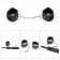 БДСМ-набор Deluxe Bondage Kit: маска, вибратор, наручники, плётка - Lovetoy - купить с доставкой в Санкт-Петербурге