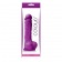 Фиолетовый фаллоимитатор на присоске Colours Pleasures 5  Dildo - 17,8 см. - NS Novelties