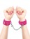 Розовые замшевые наручники PINK WRIST CUFFS - Pipedream - купить с доставкой в Санкт-Петербурге