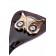 Чёрный стек с совой на кожаном наконечнике - 24 см. - ToyFa - купить с доставкой в Санкт-Петербурге Чёрный стек с совой на кожаном наконечнике - 24 см. - ToyFa - купить с доставкой в Санкт-Петербурге
