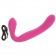 Розовый перезаряжаемый водонепроницаемый страпон Rechargeable Silicone Love Rider Strapless Strap-On - California Exotic Novelties - купить с доставкой в Санкт-Петербурге
