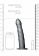 Серый страпон-фаллопротез со спиралевидной фактурой - 20,6 см. - Shots Media BV - купить с доставкой в Санкт-Петербурге