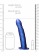 Синий страпон-фаллопротез со спиралевидной фактурой - 20,6 см. - Shots Media BV - купить с доставкой в Санкт-Петербурге