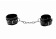 Черные кожаные наручники с заклепками - Shots Media BV - купить с доставкой в Санкт-Петербурге