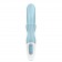 Голубой вибратор-кролик Love me - 21,2 см. - Satisfyer