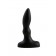 Черный анальный стимулятор Beginners p-spot massager - 11 см. - Lola Games