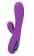 Фиолетовый вибромассажер Tease 6x Rabbit Style со стимуляцией клитора - 17,8 см. - Topco Sales